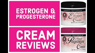 Review for estrogen amp progesterone cream Bio hrt [upl. by Aicele]