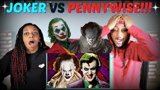 Epic Rap Battles Of History quotThe Joker vs Pennywisequot REACTION [upl. by Creight]