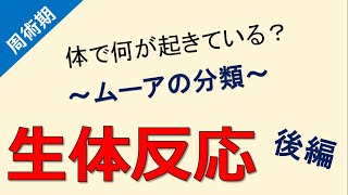 【生体反応：後編】～ムーアの分類で術後管理を予測しよう！～ [upl. by Ahsoym908]