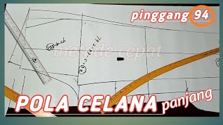 Tutorial pola celana panjang pria [upl. by Tseng]