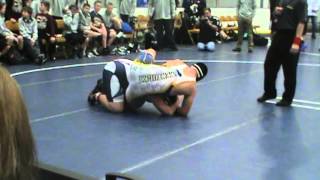 Kentucky wrestler breaks ohio wrestlers leg with illegal move at middle school duals at danville IL [upl. by Eatnoed]