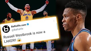 NBA TWITTER REACTS TO RUSSELL WESTBROOK TRADED TO LOS ANGELES LAKERS  WESTBROOK TRADE TO LAKERS [upl. by Abran]