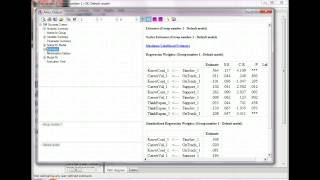 Standardized estimates and Rsquare in AMOS [upl. by Drexler511]