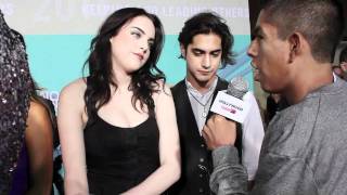 Liz Gillies amp Avan Jogia Interview [upl. by Lanta]