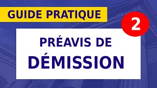 DÉMISSION  LE DÉLAI DE PRÉAVIS 11bis [upl. by Nemra]