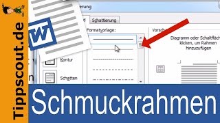 Schmuckrahmen in Word [upl. by Brogle]