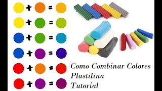 Como combinar colores con plastilina [upl. by Korenblat]