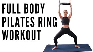 TOTAL BODY PILATES RING WORKOUT 24 MINUTES [upl. by Anneres861]