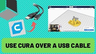 How to 3D Print with Cura over USB  Beginners Guide [upl. by Madian550]