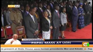 Papal Mass At The UON PopeInKenya [upl. by Tania]