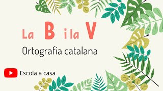 Ortografia catalana la B i la V [upl. by Sessylu630]