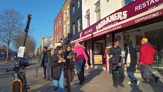 Walking London’s Hackney High Streets incl Dalston amp Stoke Newington  4K  Feb 2021 [upl. by Barret]