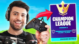 I Switched To CONTROLLER And Got To Champions League  Part 1  Fortnite Battle Royale [upl. by Niggem]