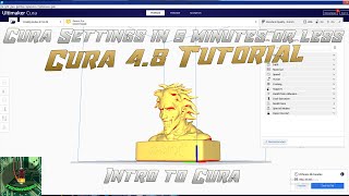 Cura 48 Tutorial  Intro to Cura Slicer for 3d printing [upl. by Pascal]