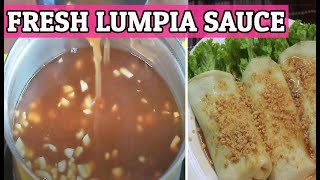 LUMPIANG SARIWA SAUCE  FRESH LUMPIA SAUCE  HUNGRY MOM COOKING [upl. by Salohci]