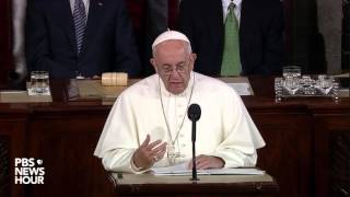 Watch Pope Francis addresses Congress with subtitles [upl. by Adrahs]