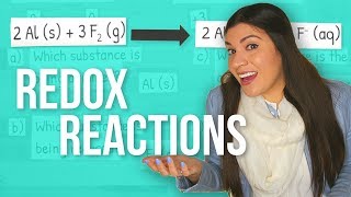 Oxidation and Reduction Redox Reactions StepbyStep Example [upl. by Kalle556]