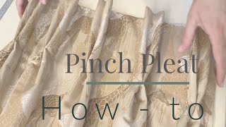 Pinch Pleat Interlined Curtains  How To  The Curtain Boutique [upl. by Ahsetal]