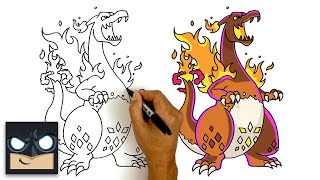 How To Draw Gigantamax Charizard  Pokemon Sword and Shield [upl. by Billy47]