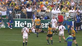 RWC 2003 Top Moments No5 Mike Tindall hit on George Gregan [upl. by Gurevich]