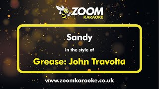 GreaseJohn Travolta  Sandy  Karaoke Version from Zoom Karaoke [upl. by Airdnassac]