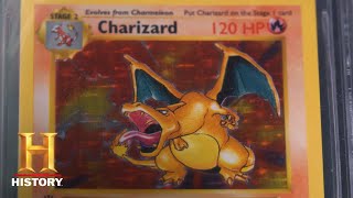 Pawn Stars Rare Collection of Charizard Pokemon Cards Season 14  History [upl. by Omland393]