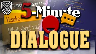 5 Minute DIALOGUE SYSTEM in UNITY Tutorial [upl. by Leahcimauhsoj]