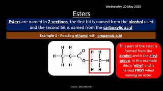 AQA 39 Carboxylic Acids and Derivatives REVISION [upl. by Meek]