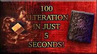 SKYRIM 1100 ALTERATION IN 5 SECONDS [upl. by Eisaj739]