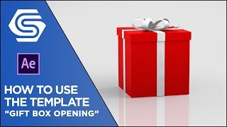 Gift  Present  Box Opening  After Effects Template  Tutorial [upl. by Burleigh]