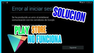 Solución  Error al conectar con servidores Google  Playstore [upl. by Arabella]