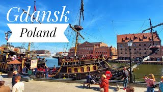 Gdansk Poland 4K Walking Tour 2023 [upl. by Nnylyahs]