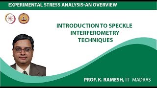 Introduction to Speckle Interferometry Techniques [upl. by Sukul826]