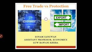 Free Trade vs Protection [upl. by Jonme]