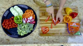 DIY Veggie Platter Easy and Inexpensive [upl. by Thorvald]