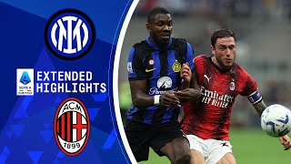 Inter vs AC Milan Extended Highlights  Serie A  CBS Sports Golazo [upl. by Paulina]