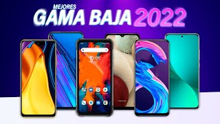 Mejores teléfonos GAMA BAJA para COMPRAR en 2022 🔥 [upl. by Ailin]