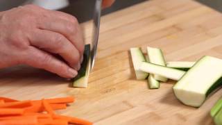 How to Chop Fresh Vegetables Crudités  Ornish Reversal Program [upl. by Garfinkel]