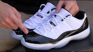 Air Jordan 11 Low quotConcordquot Unboxing [upl. by Craner163]