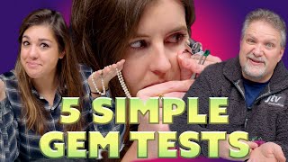 5 Simple Gem Tests Anyone Can Do  Unboxing [upl. by Etteraj]