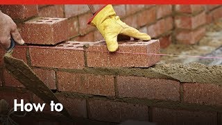 Bricklaying 101 How To Build A Brick Wall  Bunnings Warehouse [upl. by Stryker]