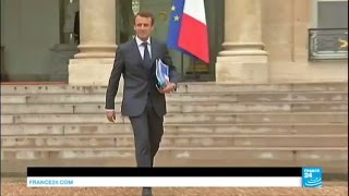 Emmanuel Macron démissionne du gouvernement [upl. by Teik]