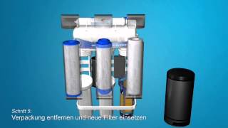 Filterwechsel bei Ultimate PLUS Superflow  Umkehrosmose Wasserfilter [upl. by Anitnemelc]