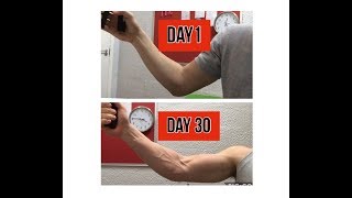 I used an Handgripper everyday for 30 days and this is what happened to my forearms [upl. by Karine]