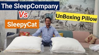 Unboxing Sleepycat Pillow amp The Sleep Company Pillow Review [upl. by Macomber81]