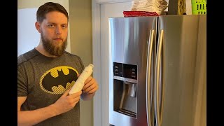 How To Replace The Water Filter On Your Samsung French Door Refrigerator [upl. by Liddy]