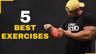 The Perfect Forearm Workout 5 Best Exercises  Yatinder Singh [upl. by Rudie]