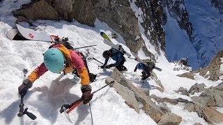 Ski de rando à la Brèche Puiseux  Les Périades Massif du MontBlanc [upl. by Nate]