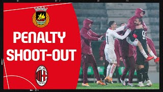 Highlights  Rio Ave v AC Milan the penalty shootout [upl. by Eilahs]