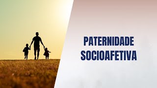 Paternidade socioafetiva [upl. by Jared750]